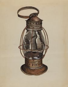 Lantern, c. 1937. Creator: Albert Eyth