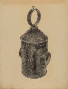 Lantern, c. 1937. Creator: Bernard Krieger