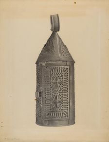 Lantern, c. 1937. Creator: Mildred Ford