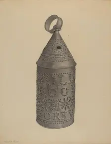 Lantern, c. 1937. Creator: Mildred Ford