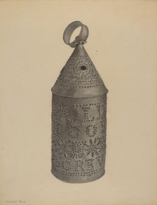 Lantern, c. 1937. Creator: Mildred Ford