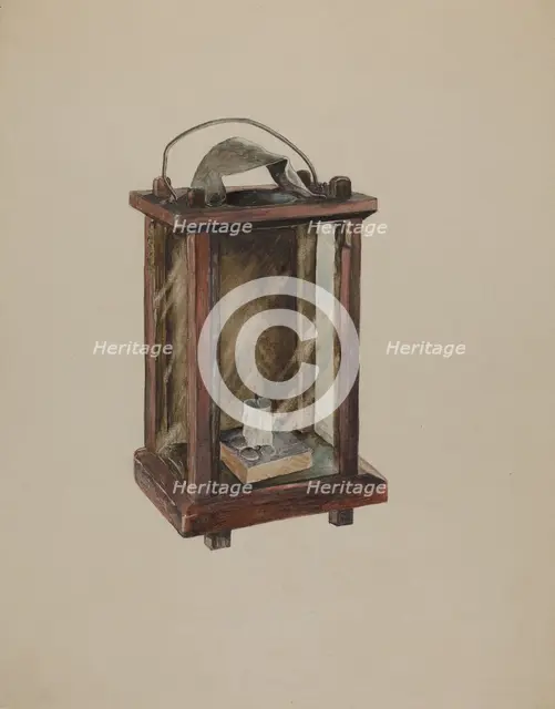 Lantern, c. 1937. Creator: Ralph Atkinson.