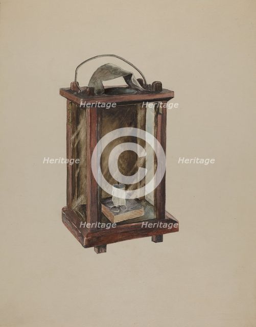 Lantern, c. 1937. Creator: Ralph Atkinson.