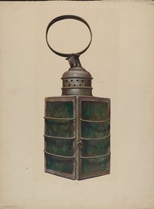 Lantern, c. 1938. Creator: Walter Hochstrasser