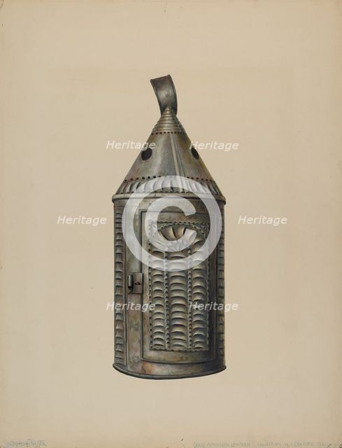 Lantern, c. 1938. Creator: Walter Hochstrasser.