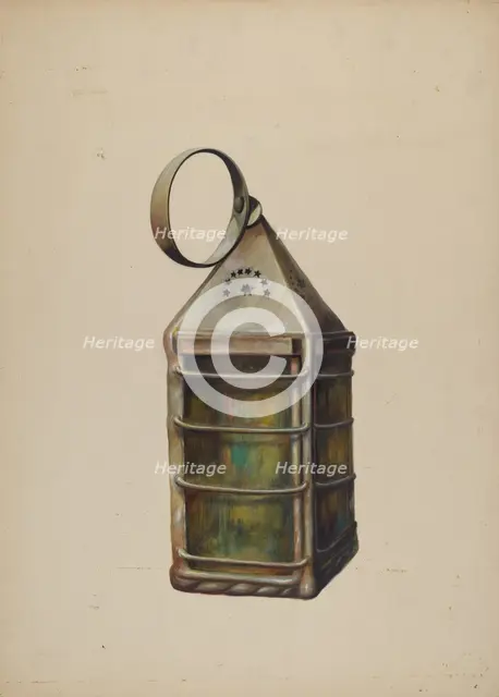 Lantern, c. 1938. Creator: Walter Hochstrasser.