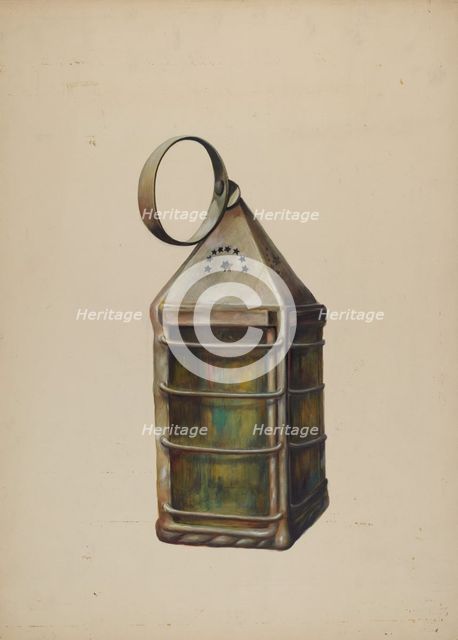Lantern, c. 1938. Creator: Walter Hochstrasser.