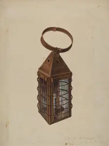 Lantern, c. 1938. Creator: Arthur Matthews