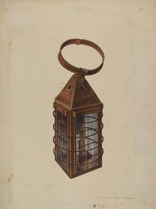 Lantern, c. 1938. Creator: Arthur Matthews