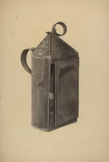 Lantern, c. 1938. Creator: Mildred Ford