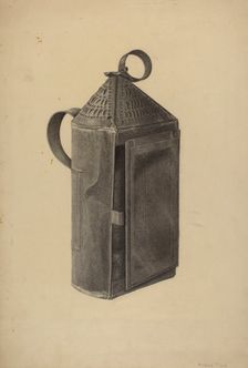 Lantern, c. 1938. Creator: Mildred Ford