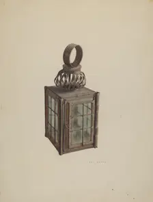 Lantern, c. 1938. Creator: Roy Weber