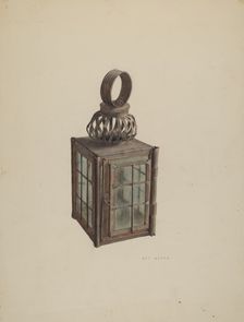 Lantern, c. 1938. Creator: Roy Weber