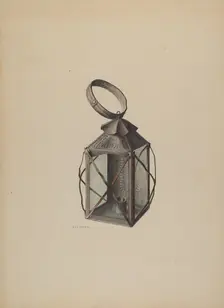 Lantern, c. 1938. Creator: Roy Weber