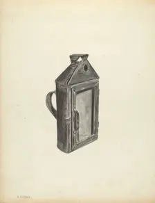 Lantern, c. 1939. Creator: Benjamin Resnick