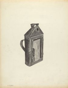 Lantern, c. 1939. Creator: Benjamin Resnick