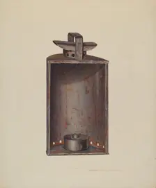 Lantern, c. 1939. Creator: Edward L Loper