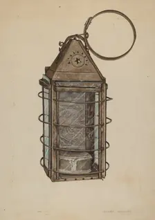 Lantern, c. 1939. Creator: Esther Williams