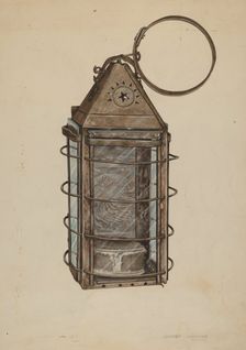 Lantern, c. 1939. Creator: Esther Williams