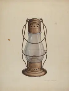 Lantern, c. 1939. Creator: Samuel W. Ford
