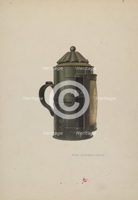 Lantern, c. 1940. Creator: Rose Campbell-Gerke.