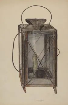 Lantern for Candle, 1935/1942. Creator: Albert Geuppert