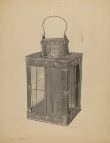 Lantern for Candle, 1935/1942. Creator: Henry Granet