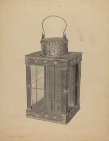 Lantern for Candle, 1935/1942. Creator: Henry Granet