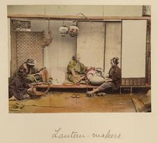 Lantern makers, about 1873-1883. Creator: Shinichi Suzuki I