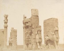 L'antica porta d'ingrezza a Persepolis], 1858. Creator: Luigi Pesce