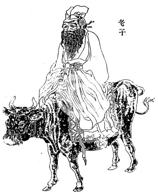Lao-Tzu, ancient Chinese philosopher and inspiration of Taoism, late 19th century. Artist: Anon