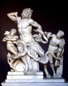 Laocoon, work by Agesander, Polydorus and Athenodorus, 50 d. C., preserved in the Vatican Museums