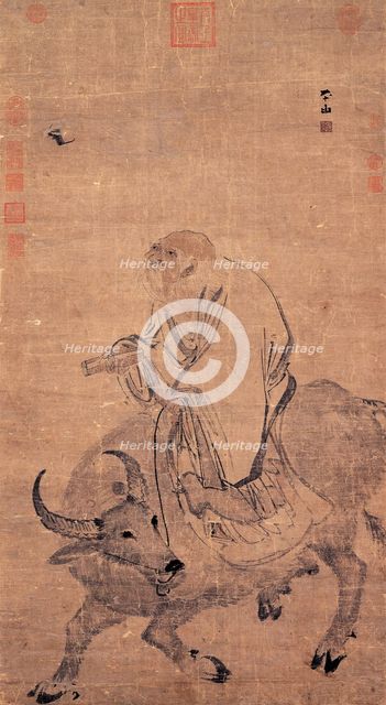 Laozi Riding an Ox, Between 1368 and 1644. Artist: Zhang Lu (1464-1538)