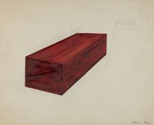 Lap Desk, 1935/1942. Creator: Edna C. Rex