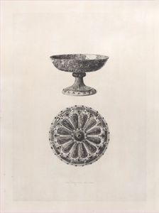 Lapis Lazuli Cup, 1868. Creator: Jules-Ferdinand Jacquemart