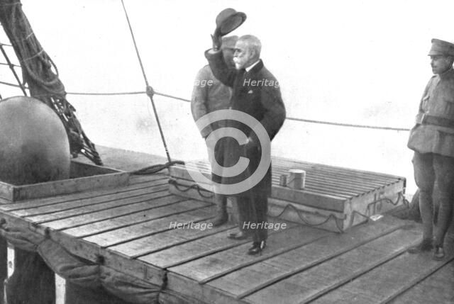 'L'appoint militaire du Portugal; M.Bernardino Machado, president de la republique portugaise...1917 Creator: Joshua Benoliel.