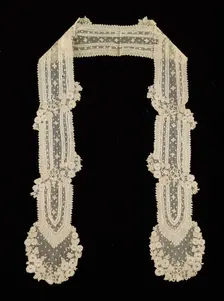 Lappet, Belgian, mid-19th century. Creator: Unknown