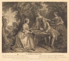 L'apres-diner, 1741. Creator: Nicolas de Larmessin