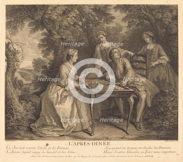 L'apres-diner, 1741. Creator: Nicolas de Larmessin.