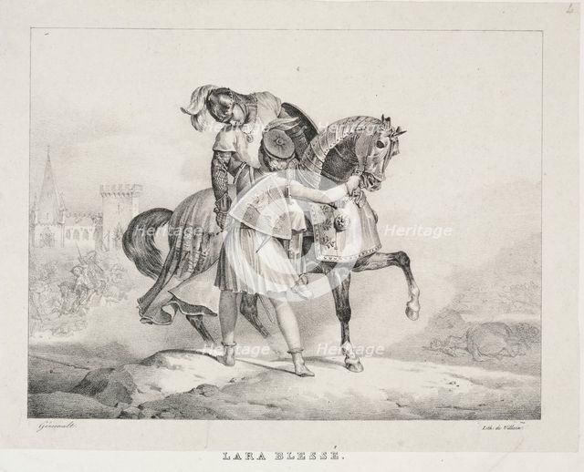 Lara blessé. Creator: Théodore Géricault (French, 1791-1824).