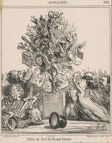L'Arbre de Noël des Grands Enfants, 19th century. Creator: Honore Daumier