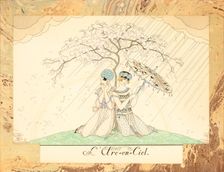 L'Arc-en-Ciel (The Rainbow), from Le Bonheur du Jour ou, Les Graces à la Mode, 1924. Creator: Barbier, George (1882-1932)