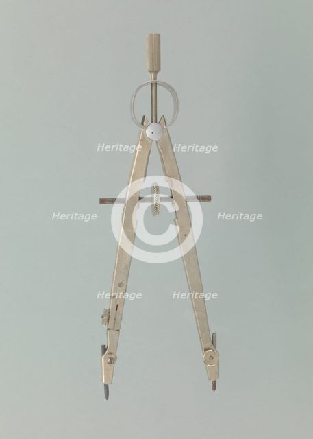 Large compass from a drafting took kit used by John S. Chase, mid-late 20th century. Creator: Keuffel & Esser Co..