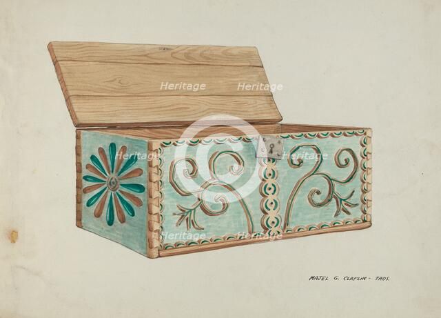 Large Chest, c. 1937. Creator: Majel G. Claflin.