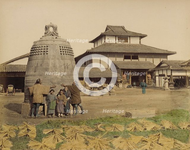 Large Bell at Daibutsu, 1865. Creator: Unknown.