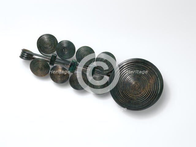 Large Brooch with Spirals, European, 1200-800 B.C. Creator: Unknown.