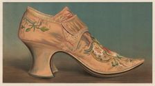 Large buckled shoe worn in the reign of Queen Anne, 1885. Creator: Unknown