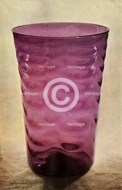 Large glass vase, 1946.  Creator: Unknown.