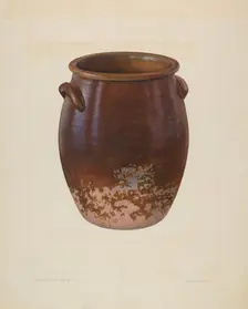 Large Earthen Jar, 1935/1942. Creator: Clyde L. Cheney