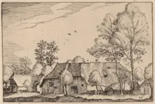 Large Farm, published 1612. Creator: Claes Jansz Visscher